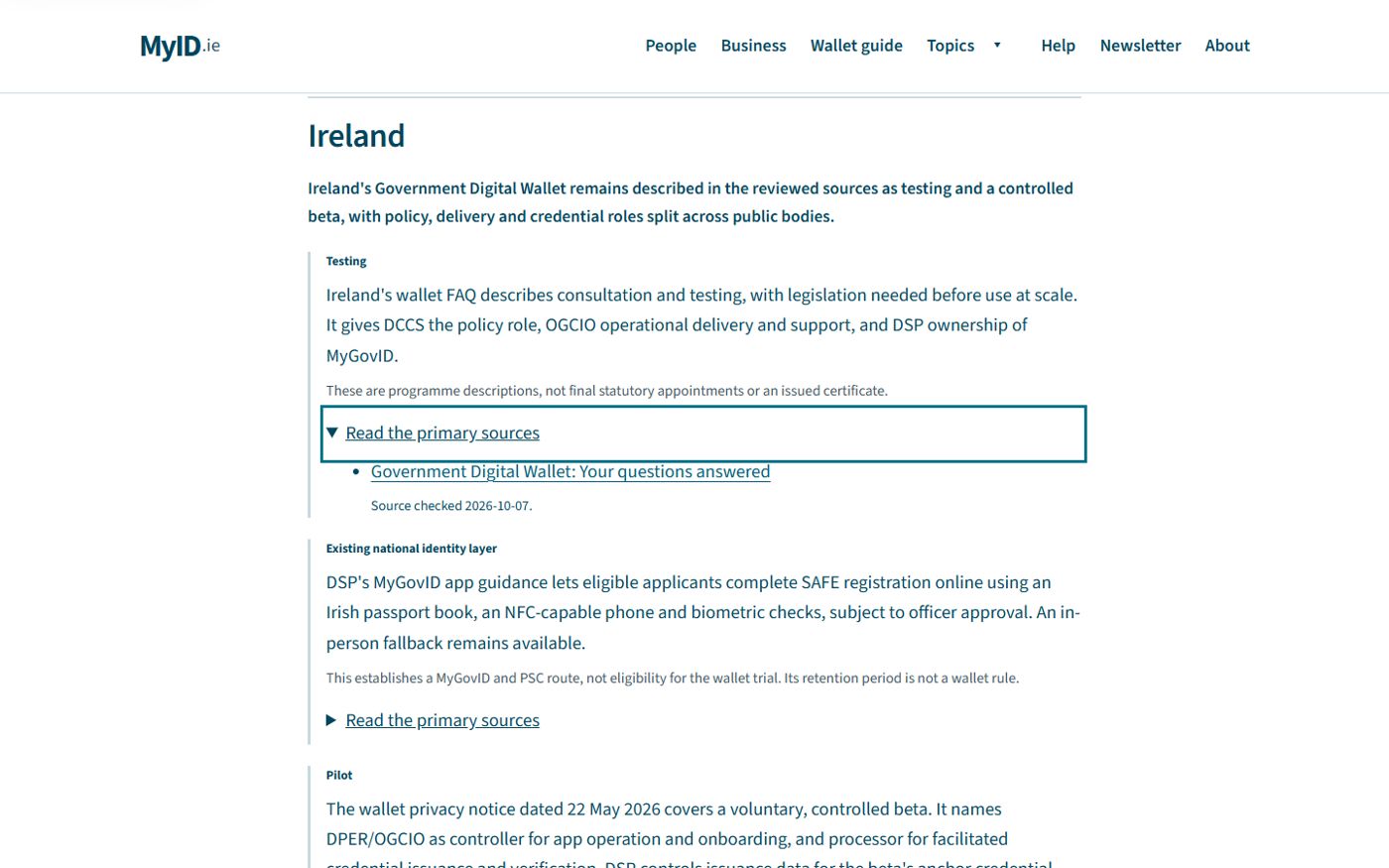 Version one: long-form country text.